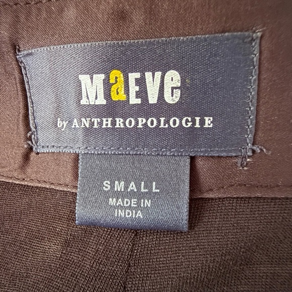 Maeve Anthropologie Striped Column Maxi Skirt Black White Small - Picture 3 of 6